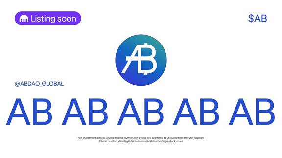 AB登陆美国老牌合规交易所Kraken,可使用美元与欧元直接购买