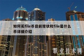 如何买file币目前现状和file是什么币详细介绍